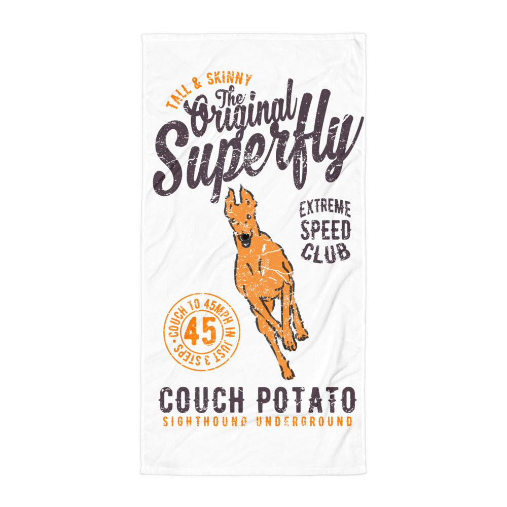 Superfly Beach Towel - White