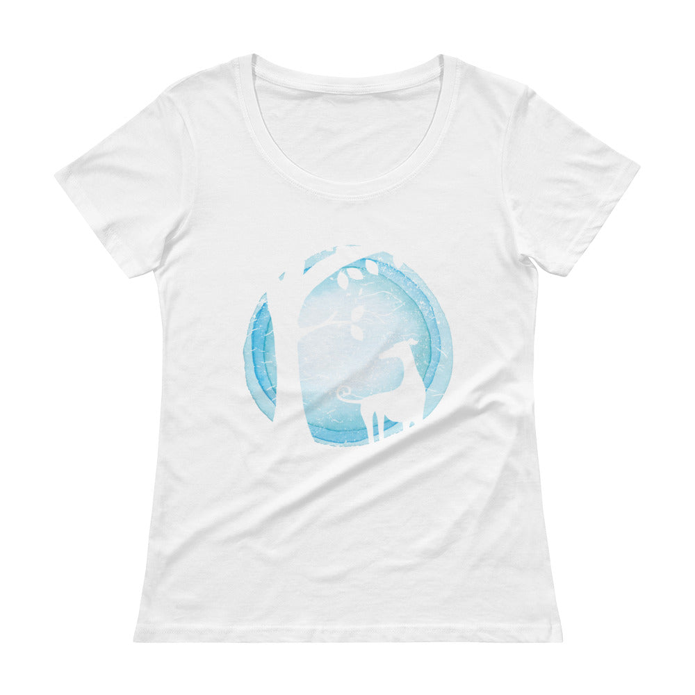 By the light of the moon Ladies' Scoopneck T-Shirt